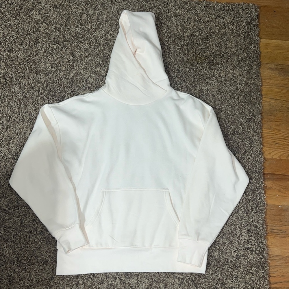 Hooded Cream Sweatshirt
